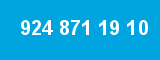 924 871 19 10 924 871 19 10